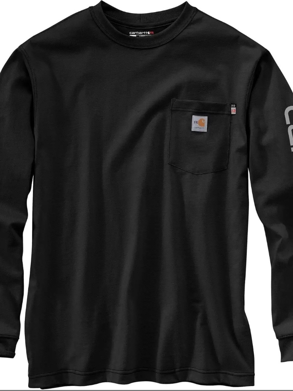 Carhartt FR Force 2XL Loose Fit Long Sleeve Shirt Black CAT 2 NWT